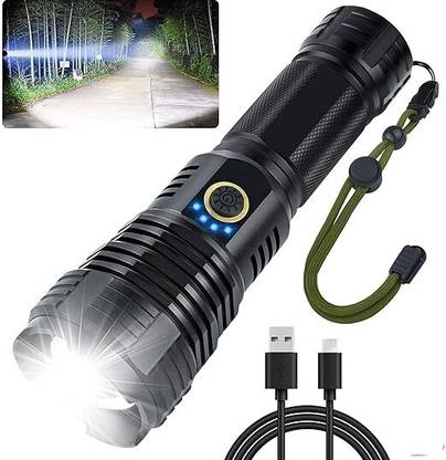 Zeno volt 376 Strong Light Flashlight Ultra-Bright Long-Range Zoom Waterproof LED Torch