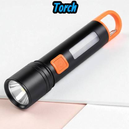 Ziddjeet X372 Portable LED Flashlight – Powerful, Long Battery, Ideal for Hiking & Travel Torch