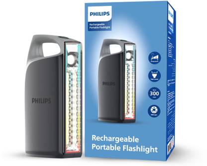 PHILIPS ABS Multi-Functional Rechargeable Flashlight, SFL3402/56 - 1000 Lumens Torch
