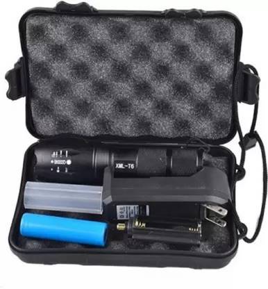 DMCEF 5 Modes t-650 Portable Bright Waterproof Zoom able Long Range Focus Flashlight Torch