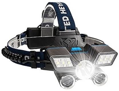 Dhupgarh 12000 Lumen USB Rechargeable Headlamps Waterproof Work Light, 9 Modes Head Lamp Torch