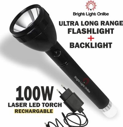 BRIGHT LIGHT ONLITE New 2in1 2 Mode 60W Torch
