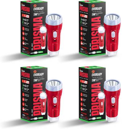 EVEREADY DL 201 PRISMA PACK OF 4 Torch