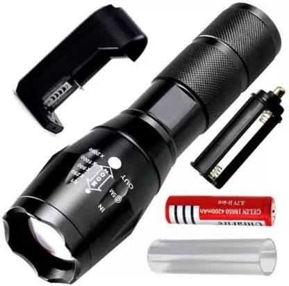 Life Friends Waterproof Zoomable CREE LED torch with White Box and all accessories Torch