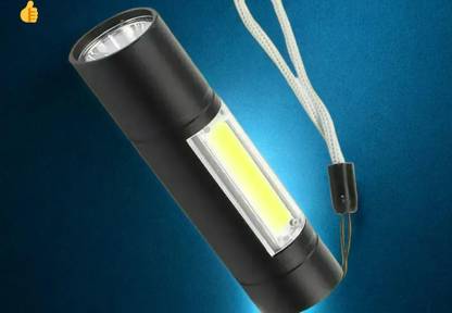 Bydye A468 M212 ZOOMABLE METAL LED TORCH)5 Modes Flashlight, Super Bright 12 W Torch