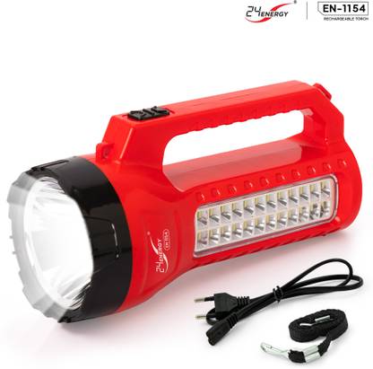 24 ENERGY 100w Flashlight Torch with Side light Emergency Rechargeable Table Lamp EN-1194 Torch