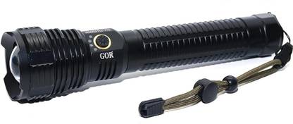 GOR Tracker Pro XHP70 LED Tactical Flashlight 1000 Lumens, Telescopic Zoom Torch