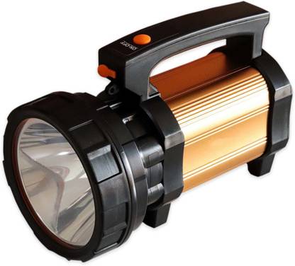 Smuf Metal Body 2 KM Range, 20000 mAh With Blinker 15 Hours Battery Backup Torch