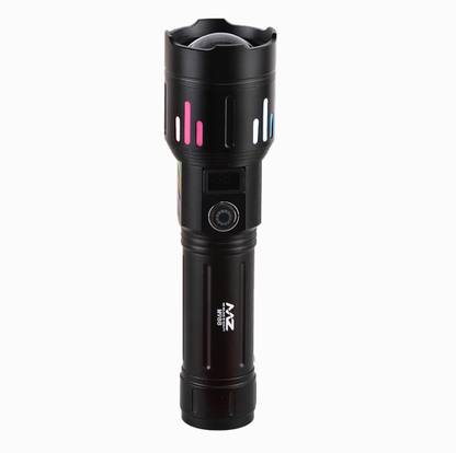 MZ M988 (ZOOMABLE METAL TORCH)5 Modes Flashlight, Super Bright 150W Light Torch