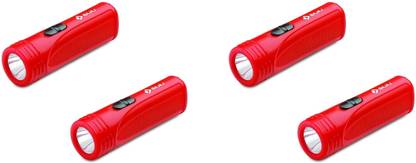 BAJAJ Raftaar Mini 1 Watts Led Red Rechargeable Torch-04 Torch
