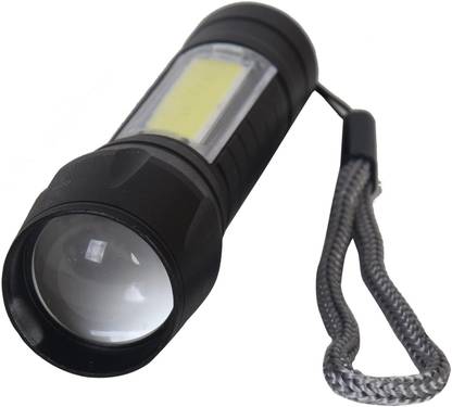 RECTITUDE Zoomable Handheld Rechargeable 3 Modes USB Long Beam Super Bright Led Flashlight Torch