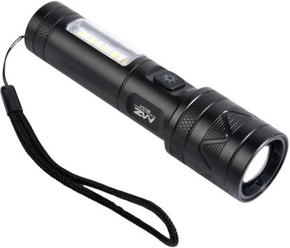 MZ M034(ZOOMABLE METAL LED TORCH) 3 Modes Flashlight, Super Bright 80W LED Light Torch