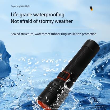 ShopGlobal Cree Led Torch Light Water Resistant High Power Focus Torch