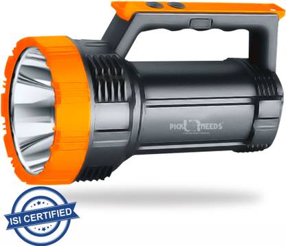 Pick Ur Needs Rechargeable Emergency Torch Search 100W With Lithium Battery Long Range (1 Km) Torch