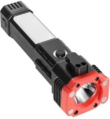 BSVR 4Modes LED Torch+Hammer+Seat Belt Cutter+Power Bank 210 12 hrs Torch Emergency Light