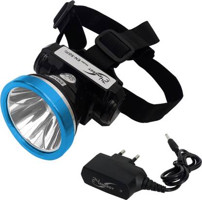 24 ENERGY 40 Watt Rechargeable Hi-Power Lithium Battery Headlamp Torch