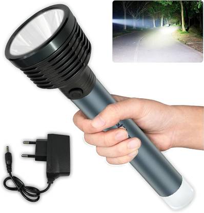 Zeno volt 4 mode torch light 1 km long range aluminum reflector + table lamp 6 hrs Torch