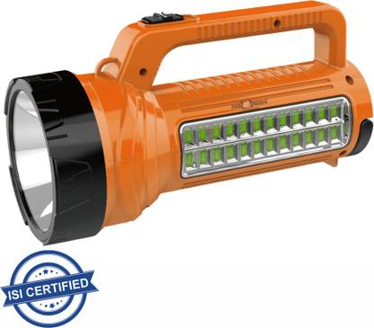 Pick Ur Needs 4 in 1 Long Range Search led Torch Light Rechargeable With 2000mAh Battery Torch