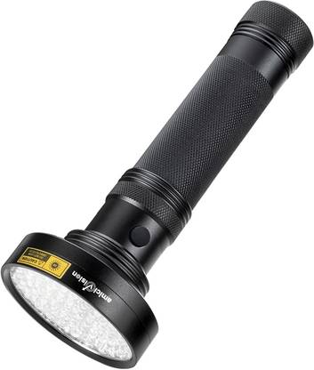 amiciVision 18W 100 LED UV 395nm Wavelength Ultraviolet and Stain Detector Torch (Without Battery) Torch