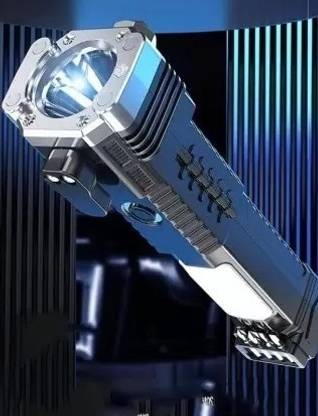 NKPR 4Modes LED Torch+Hammer+Seat Belt Cutter+Power Bank 267 12 hrs Torch Emergency Light