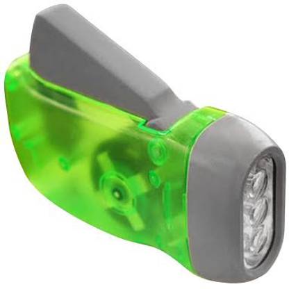 FITUP ® Hand Pressing Dynamo Crank Power Wind Up Flashlight No Battery Torch