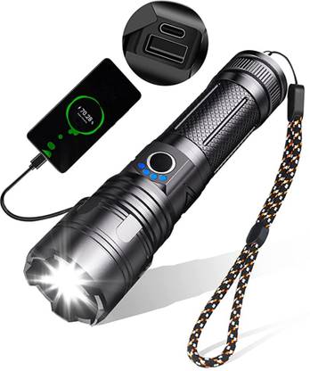ELEPHANTBOAT Lumen LED Flashlight USB Flashlight Torch