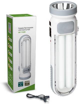 Care 4 7102B Tube Led Rechargeable Torch 2 Tubes emergency light with emergency light Torch