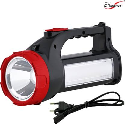 24 ENERGY Long Range Laser Torch with Side SMD Light | Red Torch