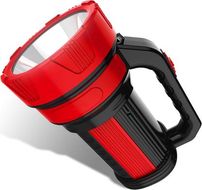 Pick Ur Needs Rechargeable 50W Long Range Search Light With 2 Mode Front + Side Tube Emergency Torch