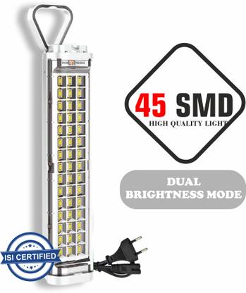 Pick Ur Needs Chargeable Emergency Light Touch Sensor On / Off 45 SMD High Bright LED 1600 mA Torch