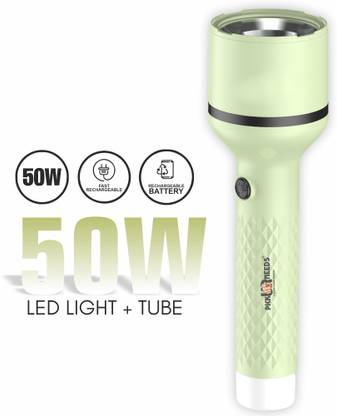 Pick Ur Needs Rechargeable Long Range Search Light With 4 Mode Light Long Backup LED Emergency Torch