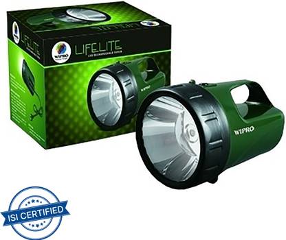 Wipro Lifelite LED Rechargeable Torch