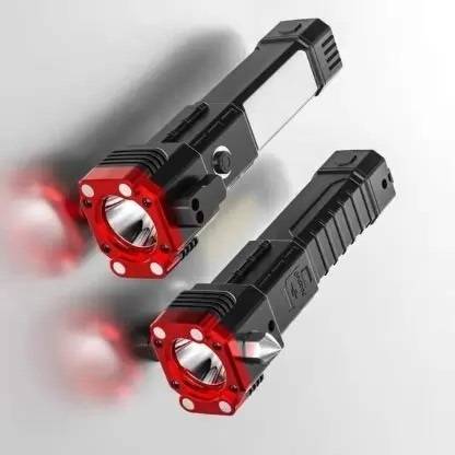 NKL 4Modes LED Torch+Hammer+Power Bank 1140 12 hrs Torch Emergency Light
