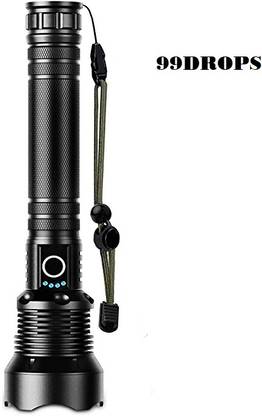 99Drops Rechargeable LED Flashlights High Lumens, Super Bright 100000 Lumens Torch