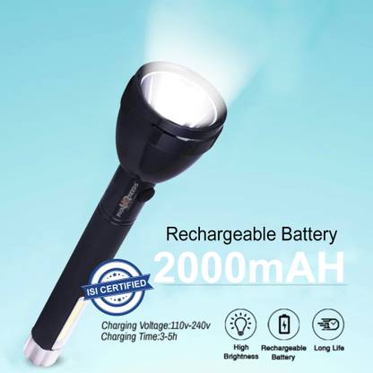 Pick Ur Needs 50W Long Range LED Torch Rechargeable Home Emergency Search Light Torch