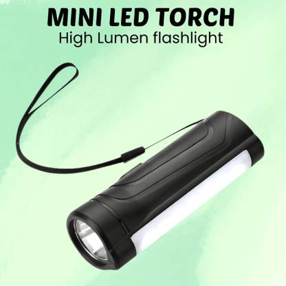Guggu LED (Torch Light) with COB Light and USB Rechargeable, 1200mAh Battery XG368 Torch