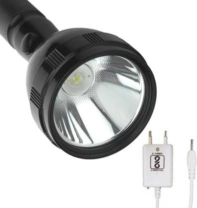 JY-SUPER 2 in 1 LED Torch Light 2W+2W Rechargeable Torch 200m Range Torch