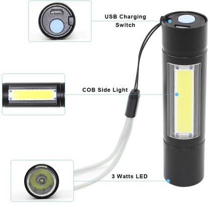 MZ Mini Torch Emergency Outdoor Camping Mini Portable T6 Led Torch