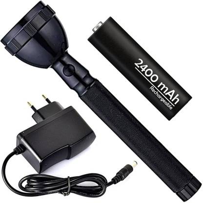 jkl ZD Waterproof Search Light Emergency Light 800 Meter Long Beam 2 Mode Flashlight Torch