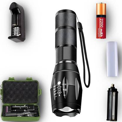 ApexBeam Multi Mode Torch with 5 Settings for Hiking, Camping, Night Walks Torch