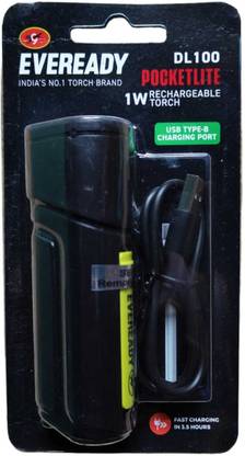 EVEREADY DL 100 POCKETLITE 1W rechargeable torch Torch