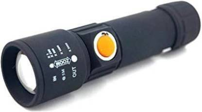 play run ™USB Flashlight LED Rechargeable Torch Light High Power with 3 Modes,Zoomable Torch