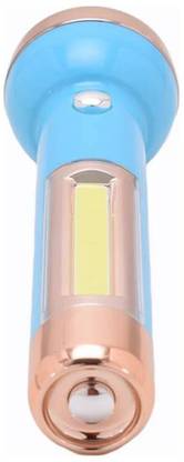 JY-SUPER 1+2W Strong LED COB Light with 2 mode Action with 8hrs Continuous Working Power (1800mAh) Aluminium Reflector with Micro Halogeno Technology Runtime : 8hrs Torch