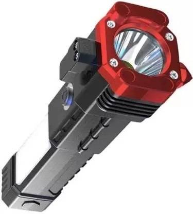 NKL 4Modes LED Torch+Hammer+Seat Belt Cutter+Power Bank 231 12 hrs Torch Emergency Light