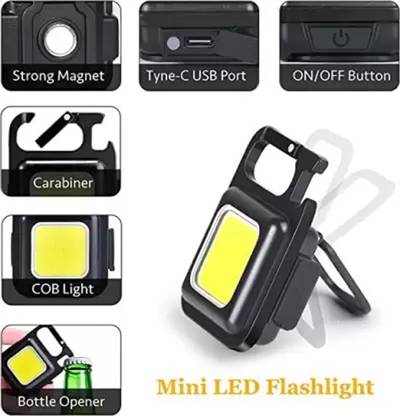 TFG Mini Torch Light with Keychain & Magnet& Stand Torch
