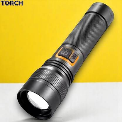 Nilesawar X78 (ZOOMABLE METAL)5 Modes Flashlight, Super Bright Cree T6 LED Light Torch Torch