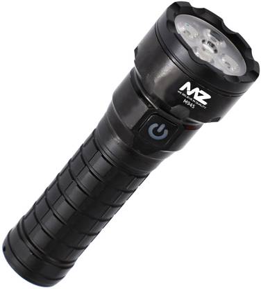 MZ M945 (RECHARGEABLE METAL TORCH) 4 Modes Flashlight, Super Bright 150W Light Torch