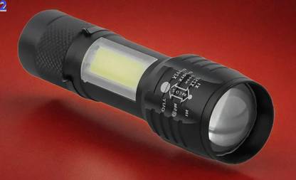 Stybits V315 (ZOOMABLE METAL LED TORCH)3 Modes Flashlight, Super Bright Torch