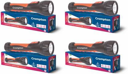 Crompton Pack of 4 Power Ray Rakshak Pro Torch