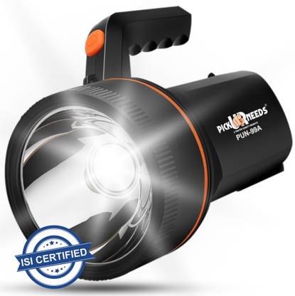 Pick Ur Needs Torch Light 120W High Range (Range 1 Km.) with Lithium Battery Torch